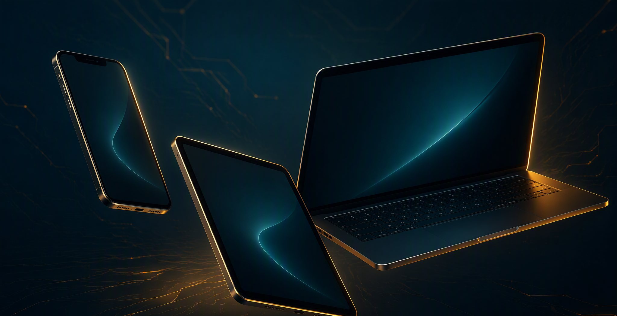 Phones, tablets, and computers with electronics repair tools